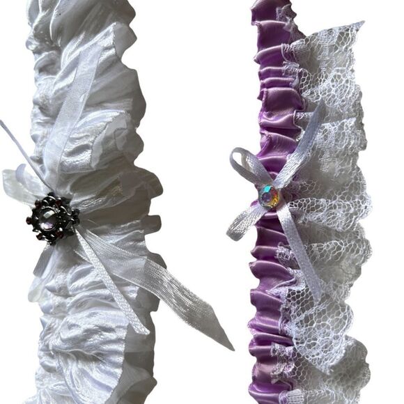 Vintage Wedding Garters NIB‎ - Picture 1 of 4